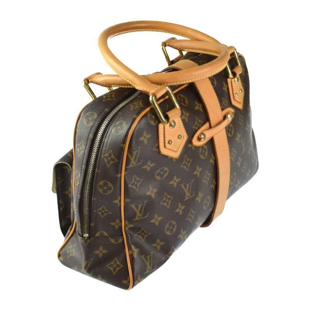 Louis Vuitton Monogram Handbag Manhattan rsn Brown
